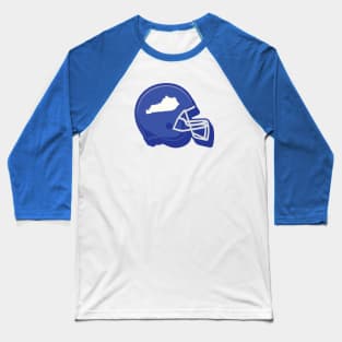 Kentucky Outline Football Helmet Baseball T-Shirt